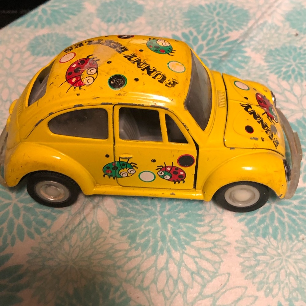 🇩🇪Vintage VW Bug “Funny Beetle” Model Car- 486